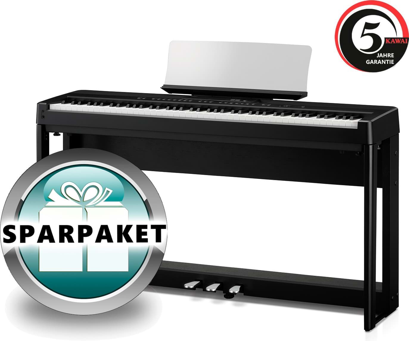 Kawai ES-520 B Digitalpiano - Schwarz - Sparpaket